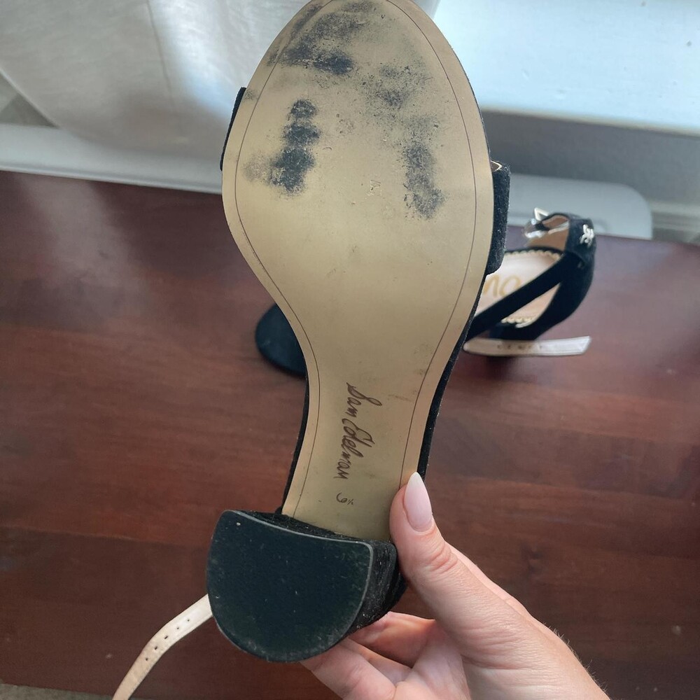 Black Suede Sam Edelman High - Picture 2 of 3